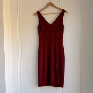 Socialite Cranberry Red Mini Midi Dress